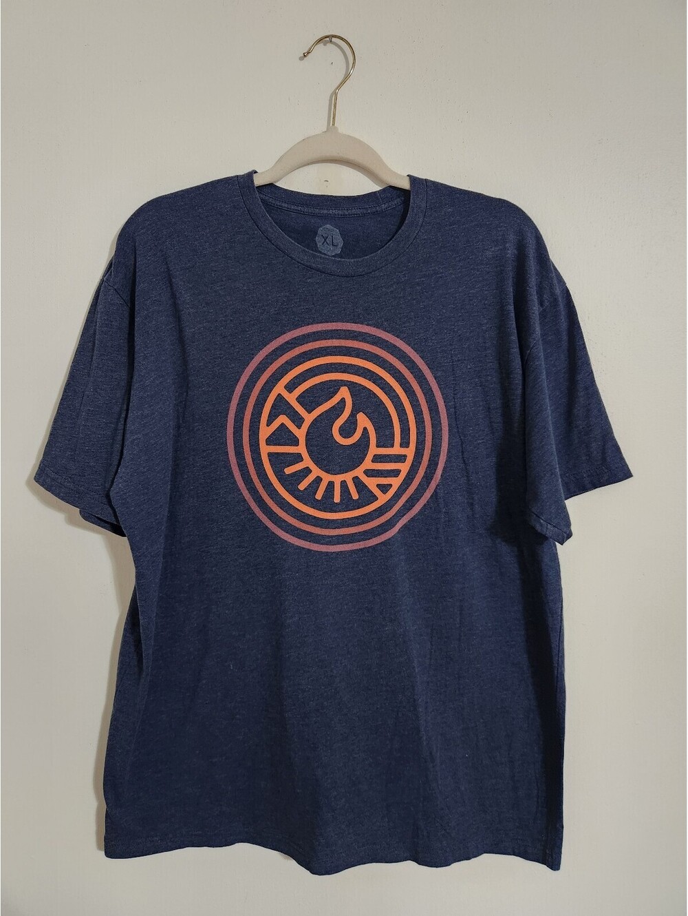 Wohven blue graphic short sleeve T-shirt size XL